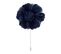 NANZU 8 * 11 cm 6/12 pièces Double couche SilverSatin fleur épinglette Badge fleur Corsage Satin fleur/Rose épinglette broche pour femmes de mariée