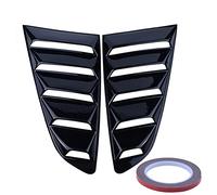 NANZU Accessoires décoratifs persiennes de fenêtre de Quart arrière écopes becquet Panneau de réglage de Voiture adapté for Ford Mustang 2015-2019 (Color : B Glossy Black)