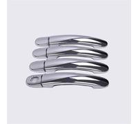 NANZU Fit for Golf 5 MK5 Fit for Golf V Rabbit 1K 2004-2009 Noir Brillant Chrome Poignée De Porte De Voiture Couvre Accessoires Styling Autocollants (Color : Model 3)