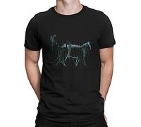 NANZU The Matrix Neo Film Techno Cat TT-Shirts à Manches Courtes Big Size Graphic T T-Shirts à Manches Courtes 100% Cotton O-Neck Men's Black(Small)