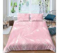 NAOFEKUID Housse de Couette 3D Imprimé Rose Rêve Microfibre Douce Tout Saison Décor Chambre Parure de Lit Rose Artistique Respirant pour Adultes Adolescents Super King（260x220cm）