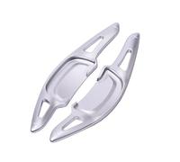 Naojino Compatible Avec Mazda 3 Pour Axela 2020 2021 Palettes De Changement De Vitesse Pour Volant De Voiture Autocollants Universels Accessoires De Style palette changement volant(Silver)