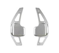 Naojino Compatible Avec Pour X5 F15 2013-2018 Pour X6 F16 2013-2018 Kit D'accessoires D'extension De Palette De Changement De Vitesse De Volant De Voiture palette changement volant(Silver)