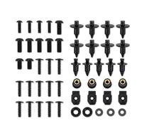 Naojino Compatible avec Suzuki pour AN650 pour Burgman 650 2003-2018 Kit Complet De Boulons De Carénage De Moto Boulons De Capot Clips Vis Vis de Moto(Black)