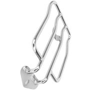 Naojino Porte-Bagages arrière Compatible avec Sportster pour Custom EFI-XL 1200C 2007-2008 pour Sportster Forty-Eight-XL 1200X 2010-2015 Support De Porte-Bagages Arrière De Moto(Chrome)