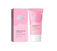 NAOLVE Sakura Creme Solaire le Visage et le Corps, SPF30 PA+++, Protection Longue Durée, Hydratation et Rétention de L'eau, Léger et Non Collant, Convient à Tous les Types de Peau