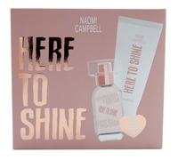 Naomi Campbell Here to Shine Coffret Cadeau Spray 15 ml EdT + 50 ml Lait