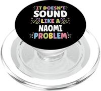 Naomi Personalized Women's Gift Custom Naomi PopSockets PopGrip pour MagSafe
