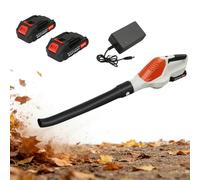 Napacoh Souffleur de Feuilles sans Fil Portable 24V, 2 Batteries et 1 Chargeur, Souffleur Électrique pour Entretien de Jardin, Patio et Pelouse