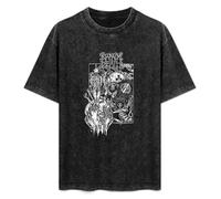 Napalm Death Harmony Corruption Vintage Washed Tee Unisex Short Sleeve Size L