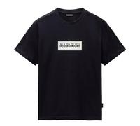 Napapijri T-shirt manches courtes Box Logo Bleu XL Homme