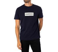 Napapijri Box Logo Short Sleeve T-shirt Bleu XL Homme