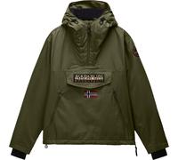 Napapijri - Anorak imperméable, coupe-vent et isolant - Rainforest Next Olive Night pour Homme en Nylon - Taille L - Kaki Kaki L