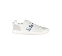 Napapijri Baskets à lacets blanches chic avec logo pour homme, blanc, 47 EU
