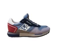 Napapijri - Baskets Basse en Cuir Bleu - Homme - Chaussures - Bleu - Taille: 42 EU