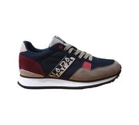 Napapijri - Baskets basse en cuir/tissu noir - Homme - Chaussures - Multicolore - Taille: 45 EU