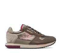 Napapijri - Baskets de Tennis en Cuir Vert - Femme - Chaussures - Vert - Taille: 36 EU