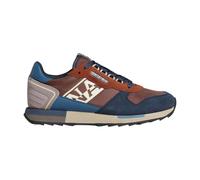 Napapijri - Baskets en cuir marron avec lacets D-Ring - Homme - Chaussures - Brun - Taille: 42 EU