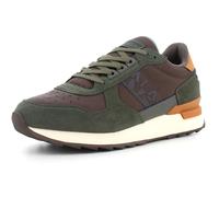 NAPAPIJRI Baskets Homme Stab (Chaussures basses décontractées) Bleu, Vert, Marron, Beige, Vert orange vert lichen, 43 EU