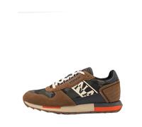 Napapijri - Baskets Multicolores en Cuir/Polyster - Homme - Chaussures - Vert - Taille: 44 EU