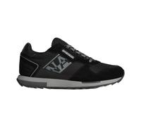 Napapijri - Baskets Virtus en cuir noir - Homme - Chaussures - Noir - Taille: 41 EU