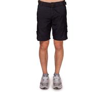 NAPAPIJRI - Bermuda Cargo Homme Smith avec ceinture, Noir , 32