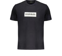 Napapijri Bio Coton Logo T-shirt décontracté col rond : Taille - S Taille : S