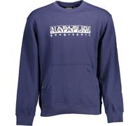 Napapijri Blue Pull en coton pour homme - M
