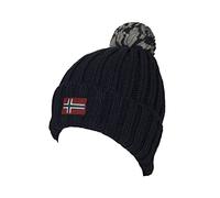 Napapijri Bonnet avec Revers et Pompon Article NCNCNP0A4FRZ SEMIURY W 2 fabriqué en Italie, 176 Blu Marine, Unica - One Size
