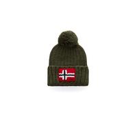 NAPAPIJRI Bonnet 'Semiury 5' olive / rouge / noir / blanc, Taille 55-60