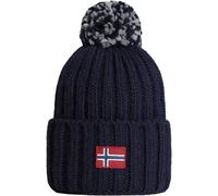 NAPAPIJRI Bonnet 'Semiury' marine / bleu foncé / rouge foncé / blanc, Taille 55-60