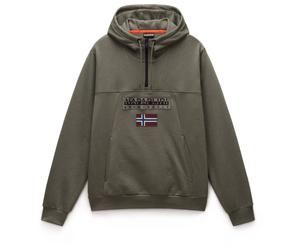 Napapijri - Burgee Half Zip Hoodie 2.0 - Sweat à capuche - S - tea leaf