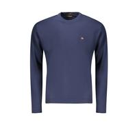 Napapijri - Cotton Casual Shirt - Homme - Tops - Bleu - Taille: 2XL