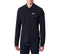 NAPAPIJRI Evan Long Sleeve Polo Shirt Black, Noir, XXL