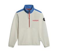 Napapijri - Fleece Jaune Anderby Demi-Zip - Homme - Sport - Blanc - Taille: XL