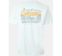 Napapijri Graphic T-Shirt Mens Blanc 002 S Male