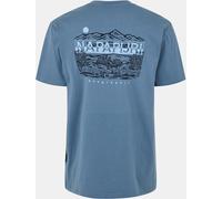 Napapijri Graphic T-Shirt Mens Grey G1Y S Male