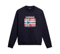 Napapijri - Guiro Long Sleeve Top - Homme - Sweatshirts et sweats à capuche - Bleu - Taille: L