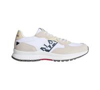 Napapijri, Homme, Chaussures, Blanc, Taille: 45 EU Baskets de course blanches en daim