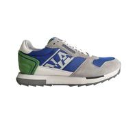 Napapijri, Homme, Chaussures, Gris, Taille: 43 EU Baskets Grises en Cuir/Daim à Lacets