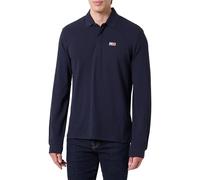 NAPAPIJRI Homme Evan Long Sleeve Polo Shirt, Bleu Marine, XXL EU