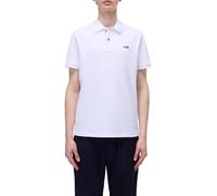 Napapijri Homme Polo à Manches Courtes Eruggy Blanc S