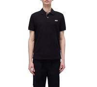 Napapijri Homme Polo à Manches Courtes Eruggy Noir L