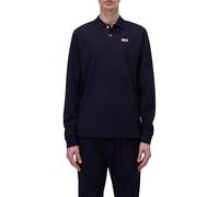 Napapijri Homme Polo à Manches Longues Eruggy Bleu Marine XXL