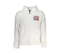 Napapijri, Homme, Sweatshirts et sweats à capuche, Blanc, Taille: S SweaT-shirt à capuche