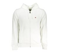 Sweatshirt à capuche Napapijri Balis Full Zip blanc pur - S