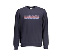 Napapijri, Homme, Sweatshirts et sweats à capuche, Bleu, Taille: 2XL SweaT-shirt Bleu en Coton avec Logo