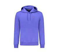 Napapijri, Homme, Sweatshirts et sweats à capuche, Bleu, Taille: M Pull Homme en Coton Bleu à Capuche