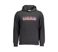 Napapijri, Homme, Sweatshirts et sweats à capuche, Noir, Taille: 2XL Sweat à capuche en coton noir