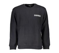 Napapijri, Homme, Sweatshirts et sweats à capuche, Noir, Taille: XL SweaT-shirt Noir avec Imprimé et Manches Longues